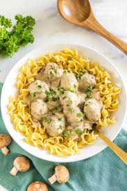easy meatball stroganoff simple and