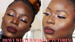 flawless dewy winter makeup routine