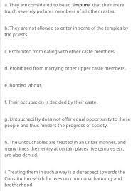 caste system prevailing in india