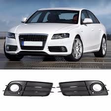 Us 60 89 27 Off 1 Pair Front Bumper Fog Light Grille Grill For Audi A4 S4 Sport 2009 2012 Fog Light Open Vent Grille Intake In Racing Grill In
