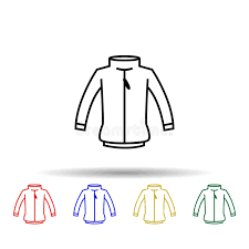 Draw a curved line encircling the top of the teardrop shape. Clothes Hoodie Man Multi Color Style Icon Simple Thin Line Outline Vector Of Clothes Icons For Ui And Ux Website Or Mobile Stock Illustration Illustration Of Hoody Woman 168483602
