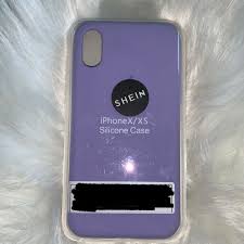 Color block pattern phone case. Shein Accessories Lavender Iphone Xxs Phone Case Poshmark