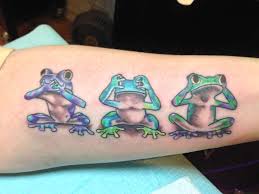 Others use the three symbols to show that despite. Latest Hear No Evil Tattoos Find Hear No Evil Tattoos