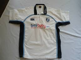 Vintage Cardiff Blues Canterbury Rugby Jersey Shirt Size