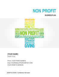 Non Profit Organization Business Plan Template Word Pdf By