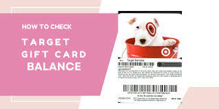 how to check target gift card balance