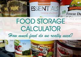 food storage calculator