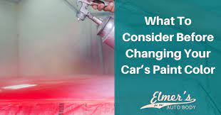Changing A Car S Paint
