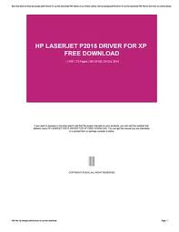Hp laserjet p2015 driver direct download was reported as adequate by a large percentage of our reporters, so it should be good to download and install. Hp Laserjet P2015 Driver For Xp Free Download By Dff5539 Issuu