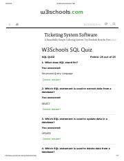 w3s sql quiz test 10 2 2016