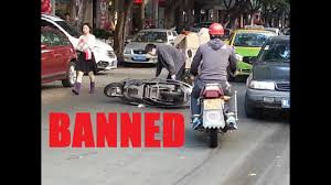 why motorbikes are banned in cities
