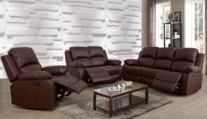black or brown 3pc recliner sofa set