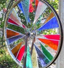 Stained Glass Garden Spinner