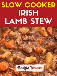 slow cooker irish stew with guinness