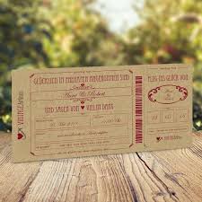 Das benötigst du für dein hochzeitsgeschenk: Danksagung Hochzeit Vintage Boarding Pass Bordeaux