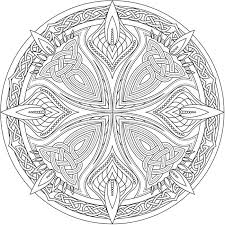 You can print or download them to color and offer cross coloring pages are one of the most popular religious coloring sheet varieties often searched for by parents. Welcome To Dover Publications Celtic Coloring Mandala Coloring Pages Celtic Mandala