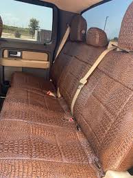Exotic Alligator Look Seat Covers
