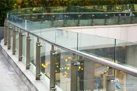 Contemporary Glass Railing In Buildings