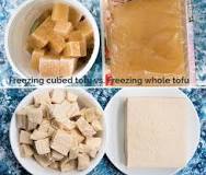 Why shouldnt you freeze tofu?