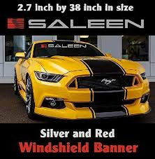 White label base msrp from $50,675k¹. Amazon Com Ford Saleen Mustang Windshield Banner Silver And Red 2 7 Inch By 38 Inch Decal Sticker Emblem Mustang Boss Gt Handmade