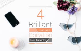 4 Brilliant And Useful Donation Form Templates
