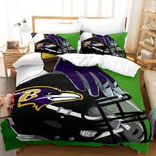 Baltimore Ravens 3pcs Bedding Set Fan