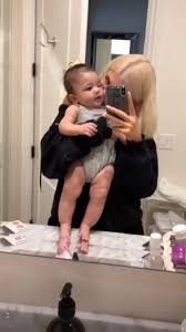 kylie jenner kisses daughter stormi on