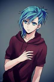 Apenas alguém que demorou anos pra fazer uma conta no twitter. Anime Guy Blue Long Hair Blue Hair Anime Boy Anime Boy Hair Blue Anime