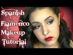 spanish flamenco dancer inspired makeup