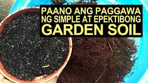 epektibong garden soil