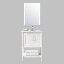 white single sink bathroom vanity