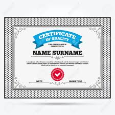 Certificate Of Quality Check Sign Icon Yes Button Template