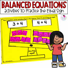 Balancing Equations Equal Sign