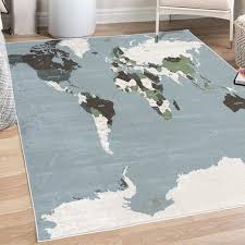 earth decorative rug detailed world