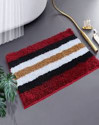 maroon bath mats for home kitchen