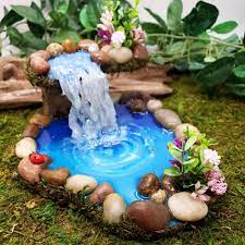 Waterfall Miniature Pond Fairy