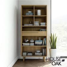 Scandic Solid Oak Bookcase Large