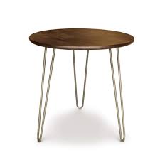Round Side Table Hairpin Or Wood Legs