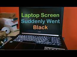 laptop screen went black but still