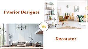 interior designer and interior decorator