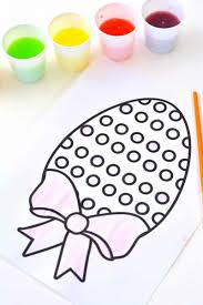 Give this picture to your neighbour. Easter Egg Coloring Page Printable How To Make Skittles Paint
