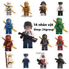 COMBO 14 NHÂN VẬT ĐỒ CHƠI MÔ HÌNH LẮP RÁP LEGO cảnh sát bộ đội swat NINJA  GO NINJAGO PHÁT TRIỂN TRÍ TUỆ CHO TRẺ GIÁ RẺ - Đồ chơi học tập