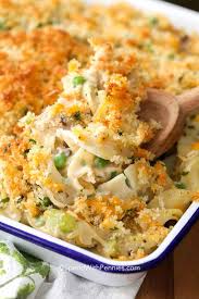 They hold up well to boiling and then baking, and the sauce clings to their slightly furled shape. Easy Tuna Casserole Classic Comfort Food Spend With Pennies