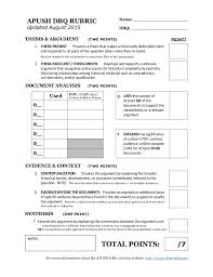 Thematic Essay Rubric For Us History Regents   Global and geography regents  study   ayUCar com 