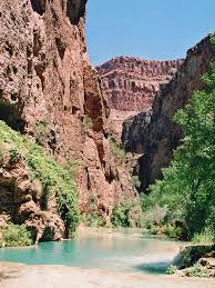 Calm pool: the Havasupai Indian Reservation, Arizona