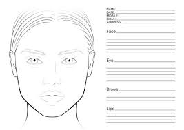 makeup face chart images browse 4 649