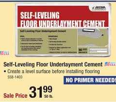 self leveling floor underlayment cement