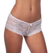 Alegro Lingerie Innocent Lily Sheer Delicate Lace Boyshort Panty Underwear  9005C | eBay