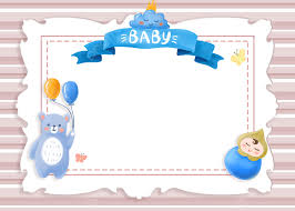 striped cute baby baptism background