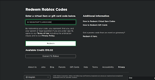 how to redeem gift cards roblox